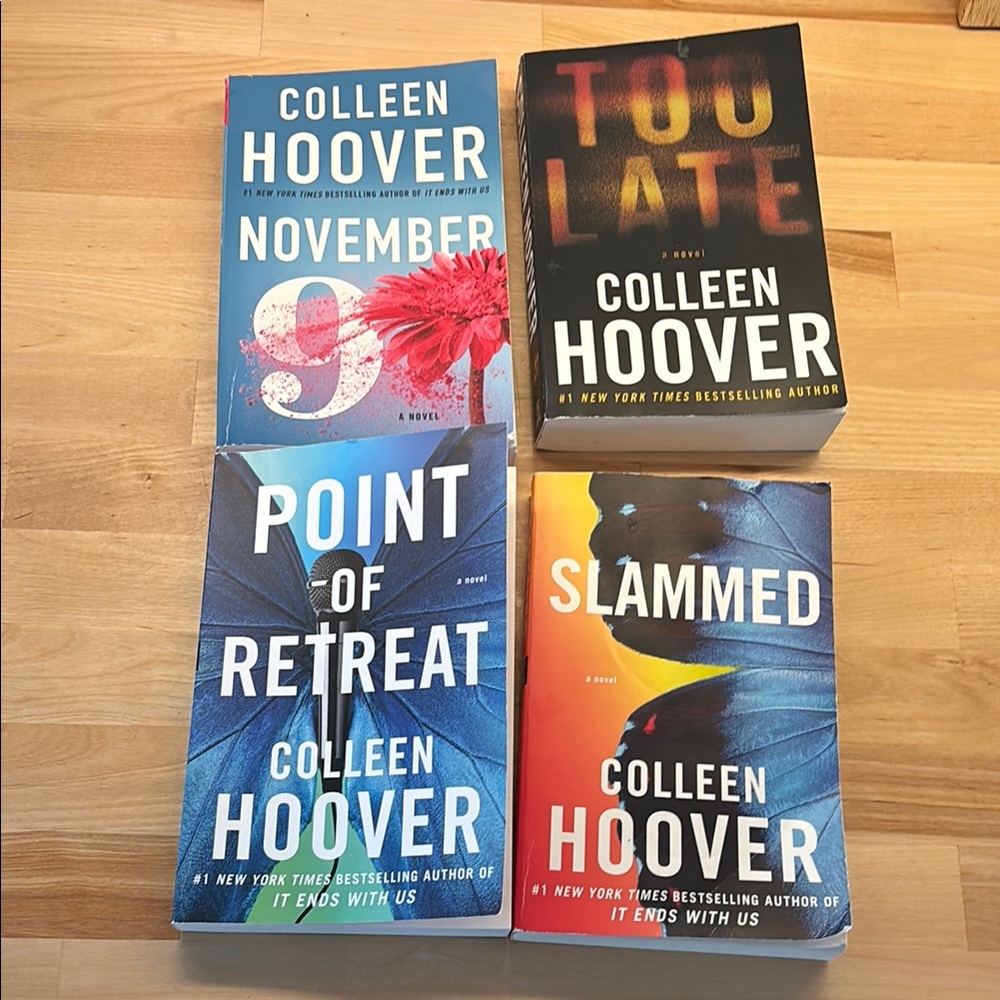 Colleen Hoover Book Set - Multicolor Covers